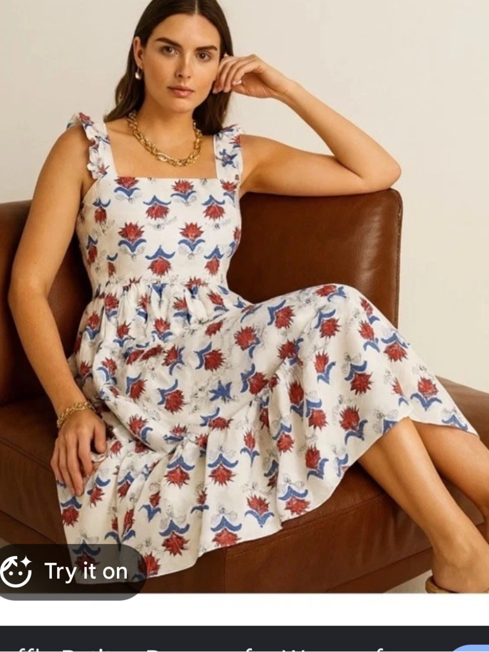 J Crew Factory Ruffle Dress